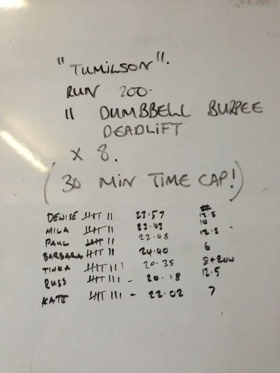 18th June 2013 Tumilson WOD
