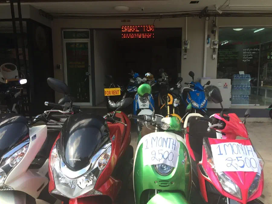 Hiring A Bike At Tiger Muay Thai